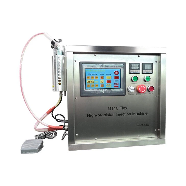 0.5ml 1ml 2ml Thick CBD HHC 510 Carts Disposable Vape Oil Filling Machine GT10
