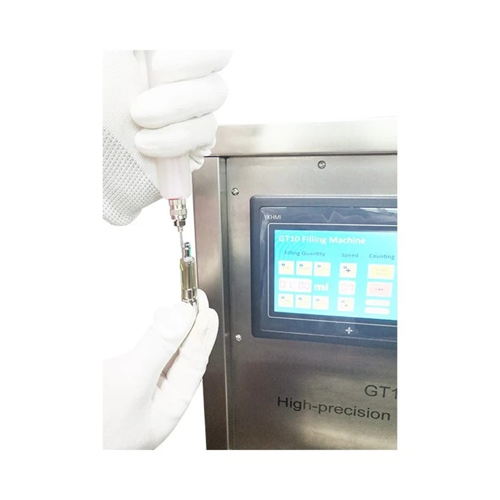 High Precision One Head Liquid Juice Honey Oil 510 Cartridge Filling Machine 0.5ml 1ml 2ml Vape Pen THC Oil Filling Machine For Small Business