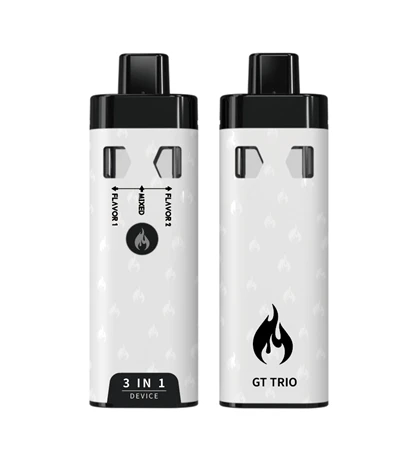 Dual Chamber Two Flavors Vape за еднократна употреба 2 аромата в едно устройство Vape Empty E Cig Vaporizer Kit - CBD Vape за еднократна употреба 2 аромата в едно