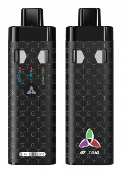 2ml 2*1g Празен Vape за еднократна употреба Акумулаторно Vape устройство с бутон за предварително загряване Устойчив на течове Vape - Китайски двукамерен Vape за терпен THC (или CBD) дестилат