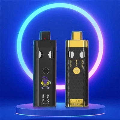Китай двукамерен CBD THC дестилат с жива смола Vape за еднократна употреба